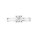 Bague Solitaire Iris Or Blanc Diamant - Bagues solitaires Femme | Histoire d&rsquo;Or