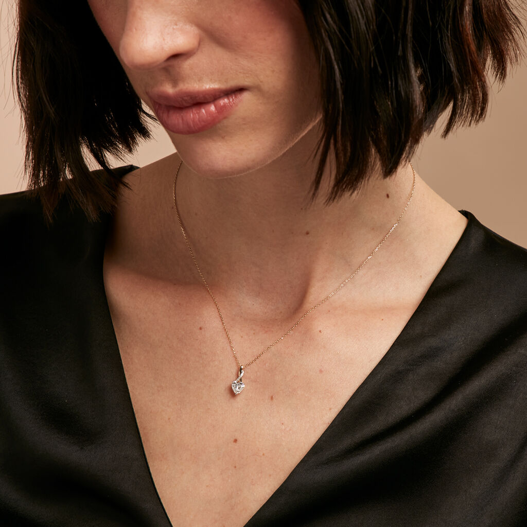 Collier Clothilde Or Jaune Oxyde De Zirconium - Colliers Femme | Histoire d’Or