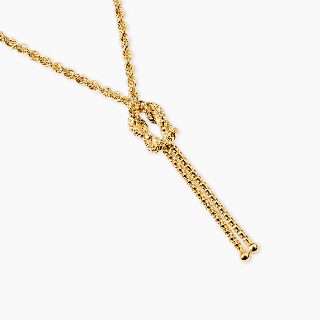 Collier Jerry Or Jaune - F&ecirc;te des m&egrave;res Femme | Histoire d&rsquo;Or