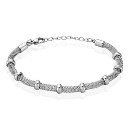 Bracelet Xara Acier Blanc - Bracelets chaîne Femme | Histoire d’Or