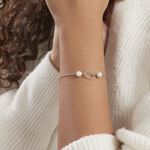 Bracelet Oria Argent Blanc Pierre De Synthese - Bracelets Femme | Histoire d&rsquo;Or