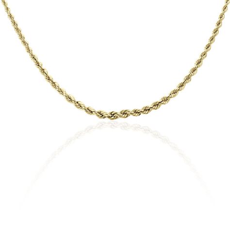 Collier Jerry Maille Corde Or Jaune - Chaines Femme | Histoire d’Or