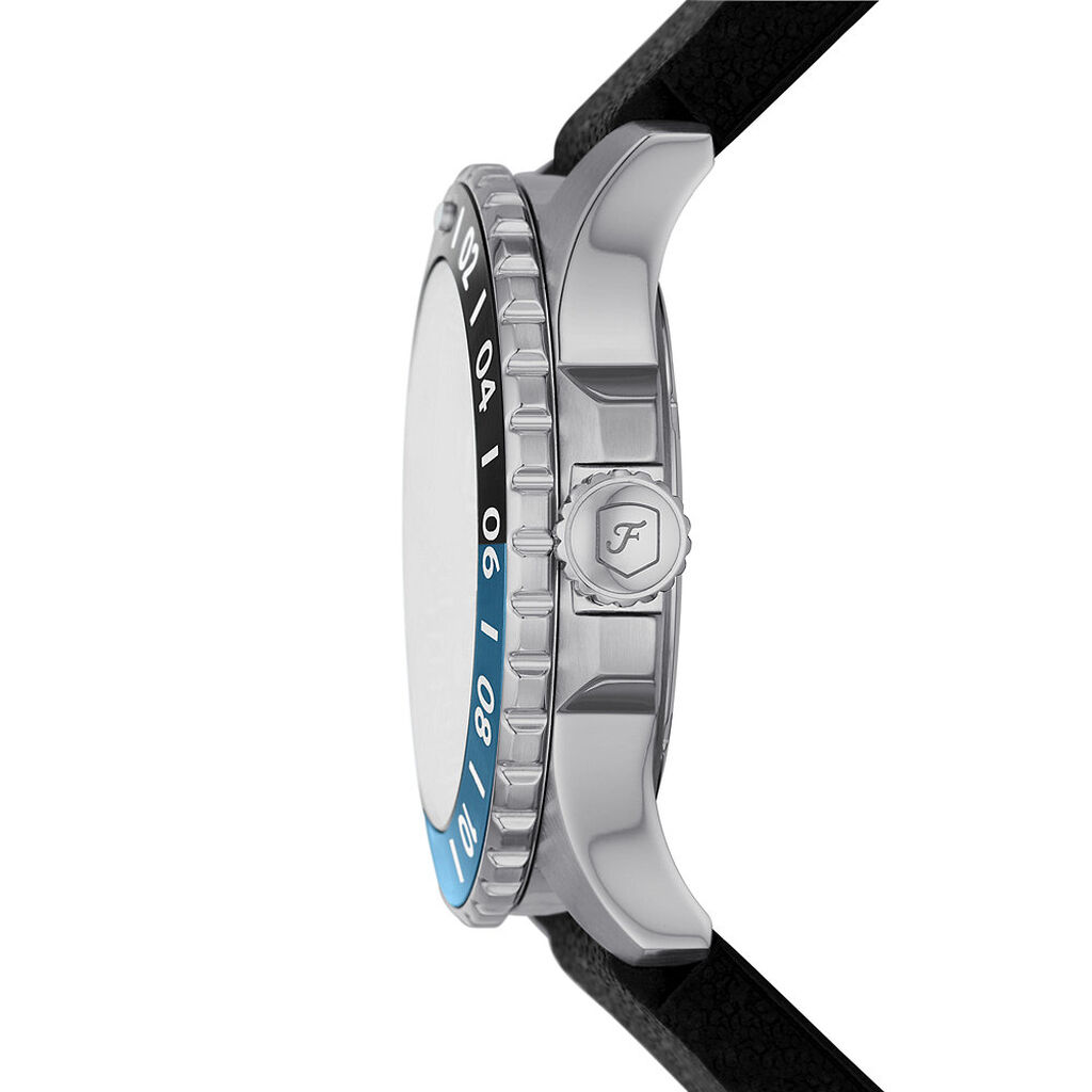 Montre Fossil Blue Gmt Bicolore - Montres Homme | Histoire d’Or