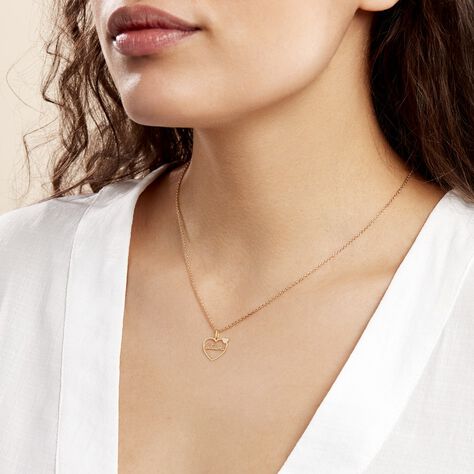 Pendentif Edelatis Or Jaune - Pendentifs Coeur Femme | Histoire d’Or