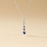 Collier Josephine Or Blanc Saphir Et Diamant - Colliers Femme | Histoire d&rsquo;Or