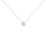 Collier Collection Victoria Or Blanc Diamant Synthetique - Colliers Femme | Histoire d&rsquo;Or