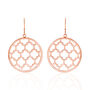 Boucles D'oreilles Pendantes Nevenka Acier Rose