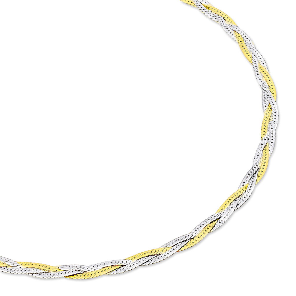 Collier Elae Argent Bicolore - Chaines Femme | Histoire d’Or