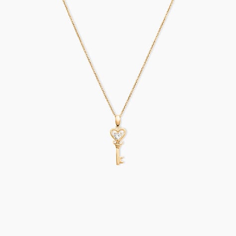 Collier Imman Plaque Or Oxyde - Colliers fantaisie Femme | Histoire d&rsquo;Or