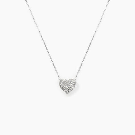 Collier Ti Amo Or Blanc Diamant - Colliers Femme | Histoire d&rsquo;Or