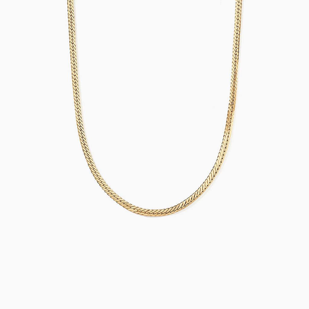 Collier Or Jaune Izel Maille Anglaise - Chaines Femme | Histoire d’Or