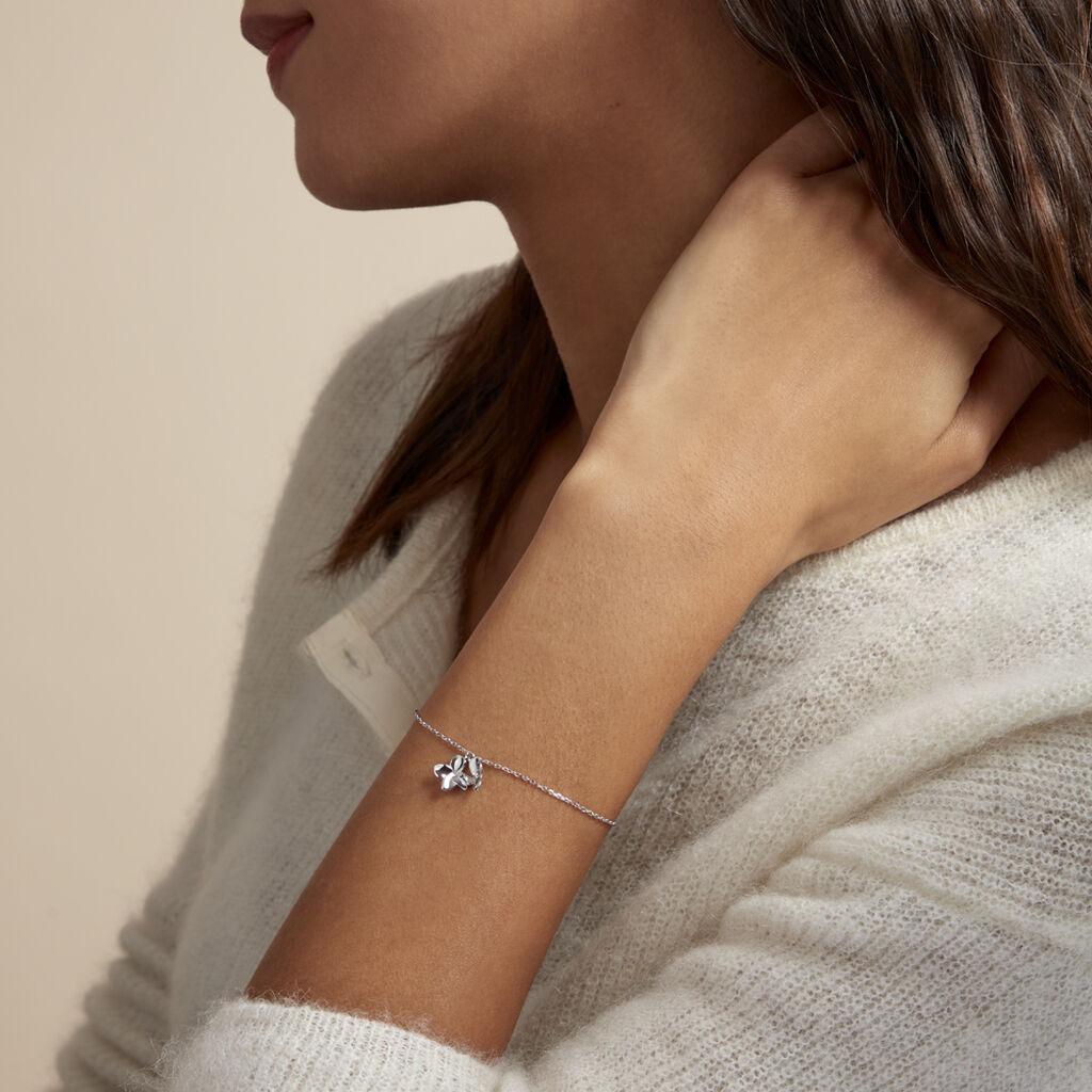 Bracelet Narcisse Dream Argent Blanc - Bracelets Femme | Histoire d’Or