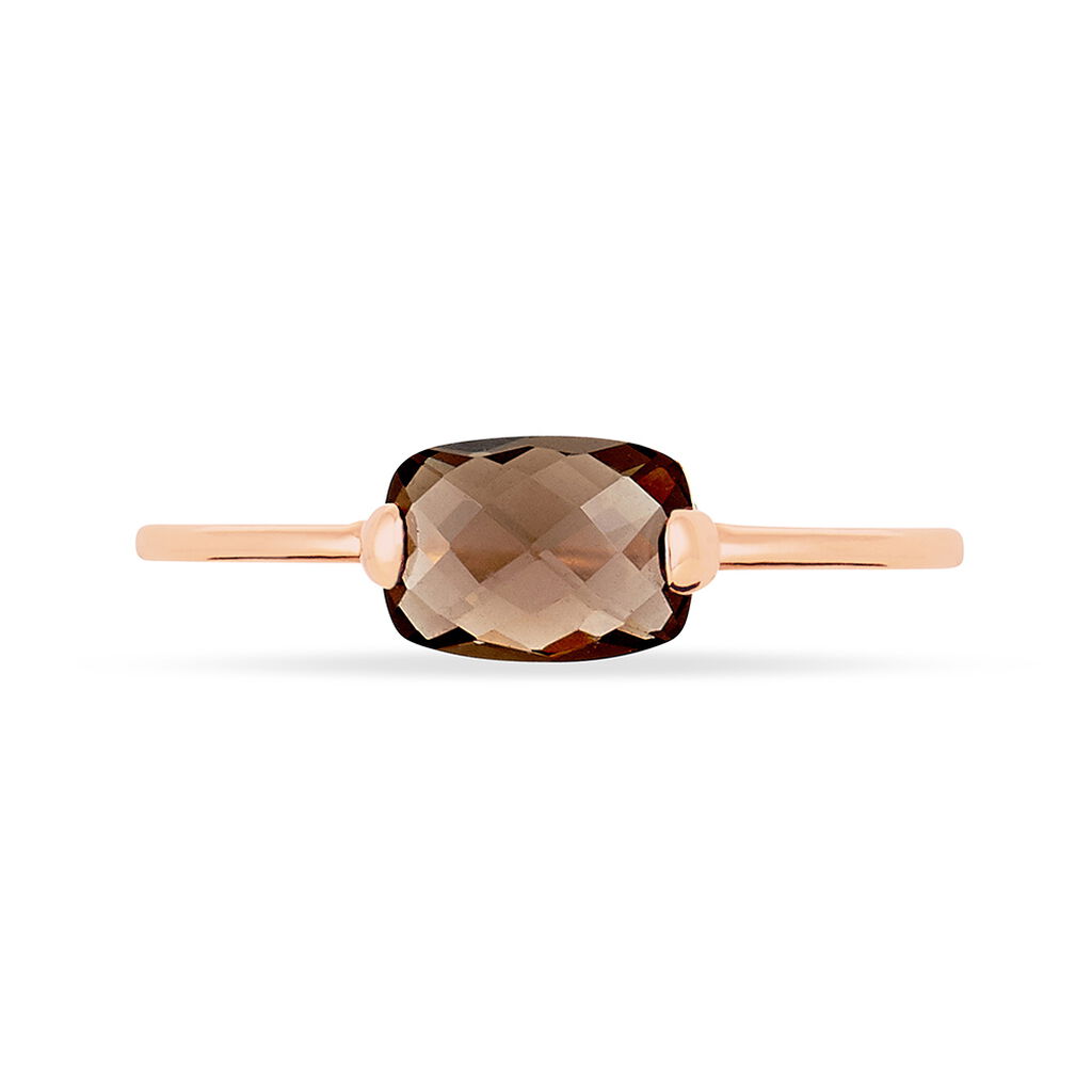 Bague Stella Or Rose Quartz - Bagues solitaires Femme | Histoire d’Or