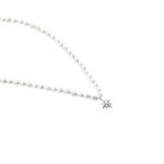 Collier Shelah Argent Blanc Perle De Culture Oxyde De Zirconium - Colliers Femme | Histoire d&rsquo;Or