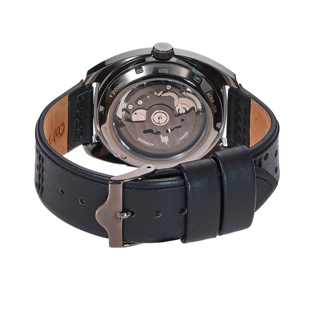 Montre Lip General De Gaulle Auto Squelette Gris - Montres Homme | Histoire d’Or