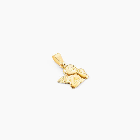 Pendentif Ange Penseur Or Jaune - Pendentifs Baptême Enfant | Histoire d’Or
