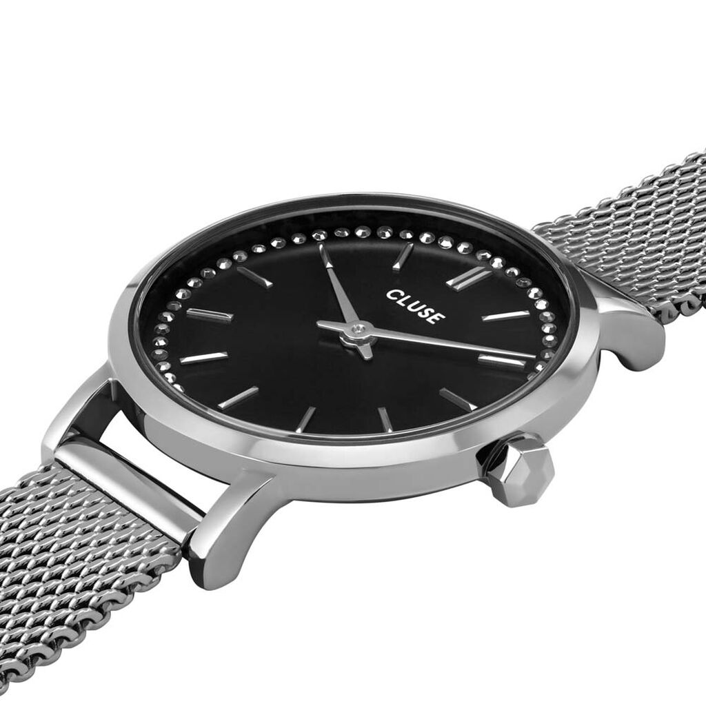 Montre Cluse Boho Chic Petite Acier Blanc - Montres Femme | Histoire d’Or