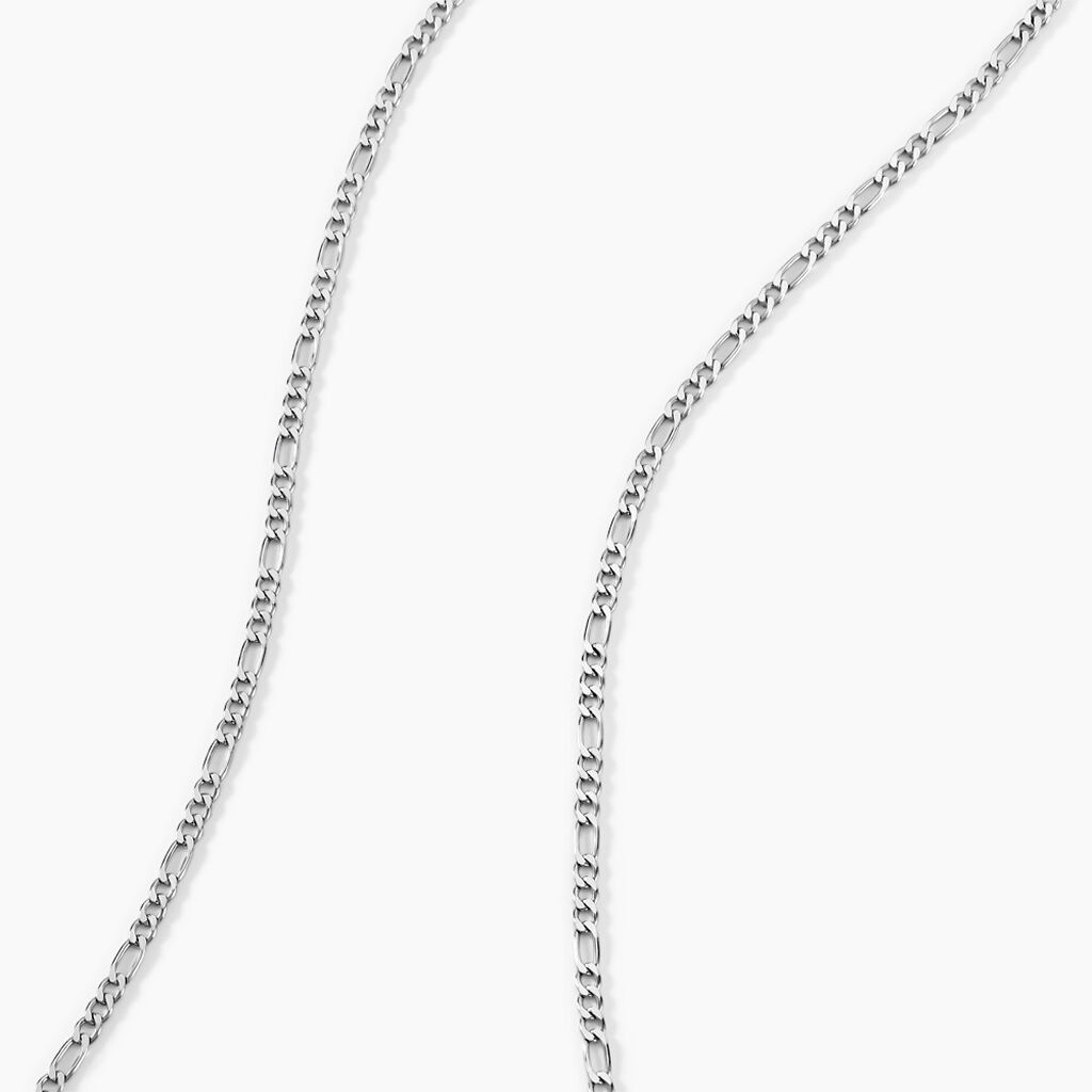 Collier Maille Vivian Argent Blanc - Chaines Famille | Histoire d’Or
