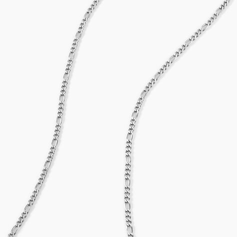 Collier Maille Vivian Argent Blanc - Chaines Famille | Histoire d’Or
