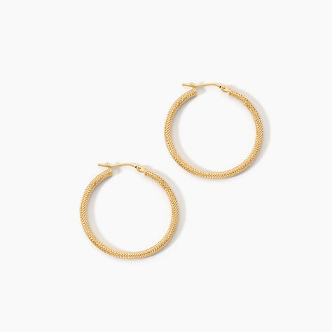 Cr&eacute;oles Ulrica Or Jaune - Boucles d'oreilles cr&eacute;oles Femme | Histoire d&rsquo;Or