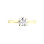 Bague Solitaire Fiona Or Jaune Diamant Synthetique - Bagues solitaires Femme | Histoire d&rsquo;Or