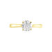Bague Solitaire Fiona Or Jaune Diamant Synthetique - Bagues solitaires Femme | Histoire d’Or