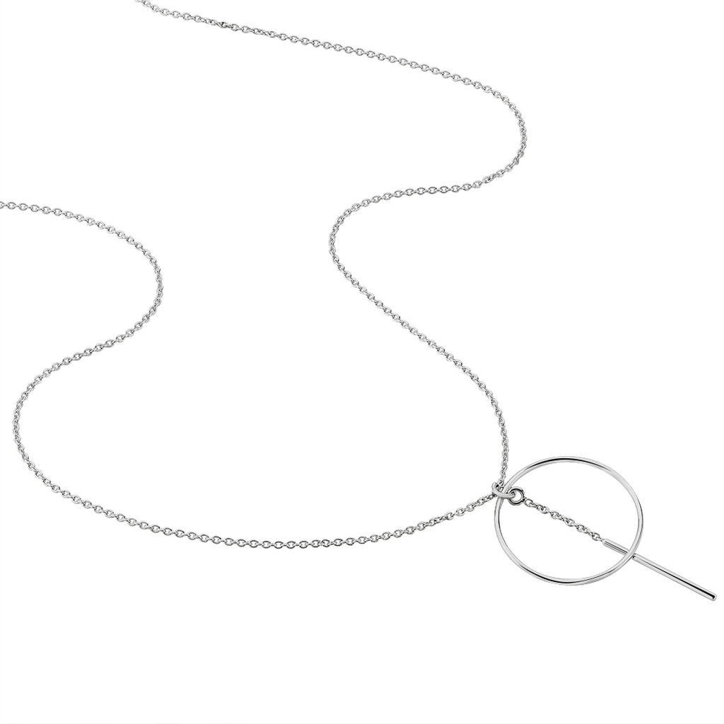 Collier Enissa Argent Blanc - Colliers fantaisie Femme | Histoire d’Or