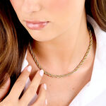 Chaine Baya Acier Bicolore - Colliers fantaisie Femme | Histoire d&rsquo;Or