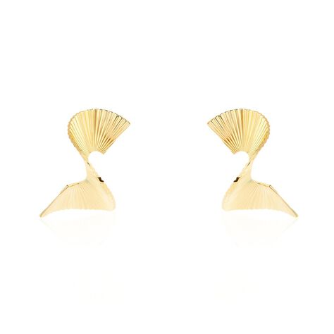 Boucles D'oreilles Pendantes Scarlett Acier Jaune - Boucles d'oreilles fantaisie Femme | Histoire d’Or
