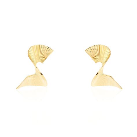 Boucles D'oreilles Pendantes Scarlett Acier Jaune - Boucles d'oreilles fantaisie Femme | Histoire d’Or