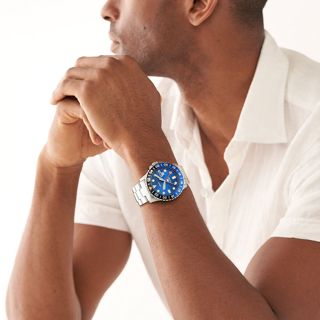 Montre Fossil Blue Bleu - Montres Homme | Histoire d’Or