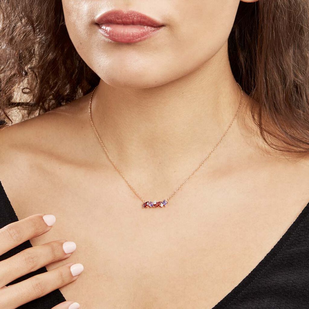 Collier Muire Plaqué Or Oxyde - Colliers Femme | Histoire d’Or