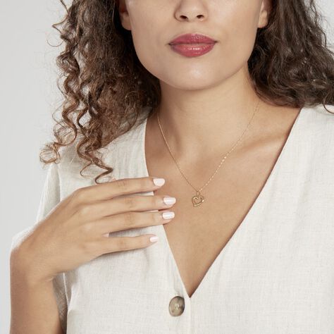 Pendentif Eudocie Coeur Bombe Or Jaune - Pendentifs Coeur Femme | Histoire d’Or