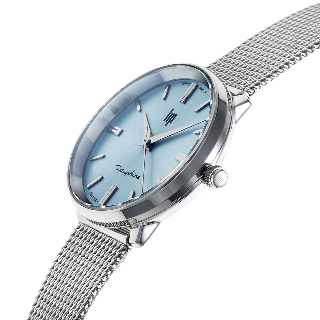Montre Lip Dauphine Bleu - Montres Femme | Histoire d’Or
