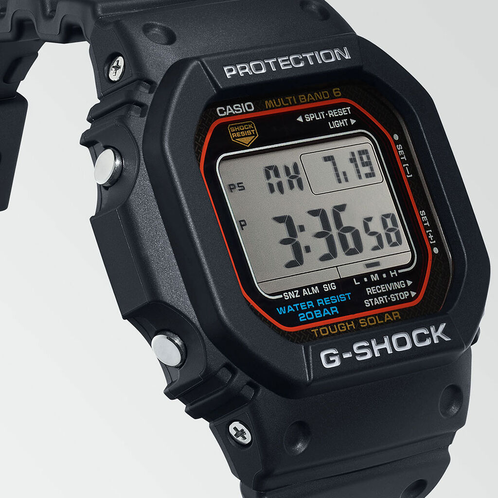Montre Casio G-shock Noir - Montres solaires Homme | Histoire d&rsquo;Or