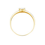 Bague Solitaire Fallon Or Jaune Oxyde De Zirconium - Bagues solitaires Femme | Histoire d&rsquo;Or