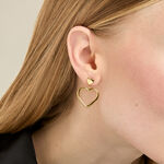 Boucles D'oreilles Pendantes Tassy Acier Jaune - Boucles d'oreilles pendantes Femme | Histoire d&rsquo;Or