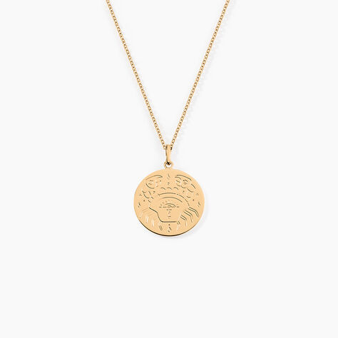 Collier Astro Plaqu&eacute; Or - Colliers Zodiaque Femme | Histoire d&rsquo;Or