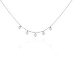 Collier Maryline Argent Blanc - Colliers fantaisie Femme | Histoire d&rsquo;Or