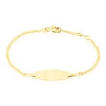 Bracelet Identite Bebe Or Jaune Ericka - Bracelets Communion Enfant | Histoire d&rsquo;Or