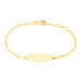 Bracelet Identite Bebe Or Jaune Ericka - Bracelets Communion Enfant | Histoire d’Or
