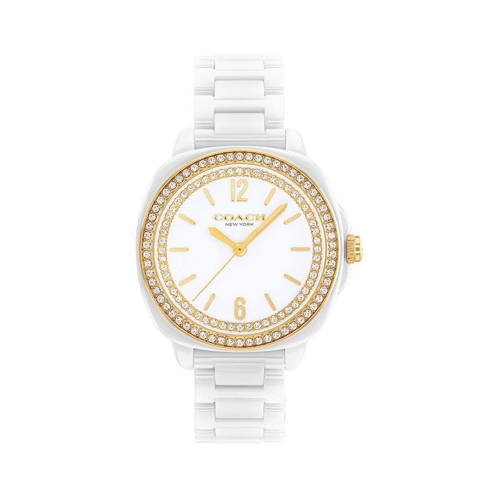 Montre Coach Kitt Blanc - Montres Femme | Histoire d&rsquo;Or