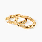 Cr&eacute;oles Tegan Or Jaune - Boucles d'oreilles cr&eacute;oles Femme | Histoire d&rsquo;Or