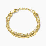 Bracelet Mandera Acier Jaune - Bracelets Femme | Histoire d&rsquo;Or
