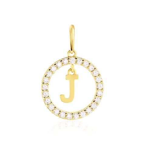 Pendentif Gabe Or Jaune Oxyde De Zirconium - Pendentifs Femme | Histoire d’Or