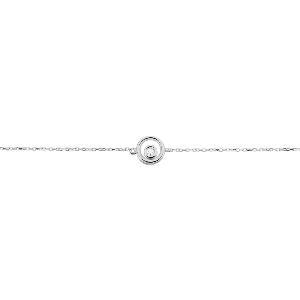 Bracelet Fidelia Or Blanc Diamant - Bracelets Femme | Histoire d’Or