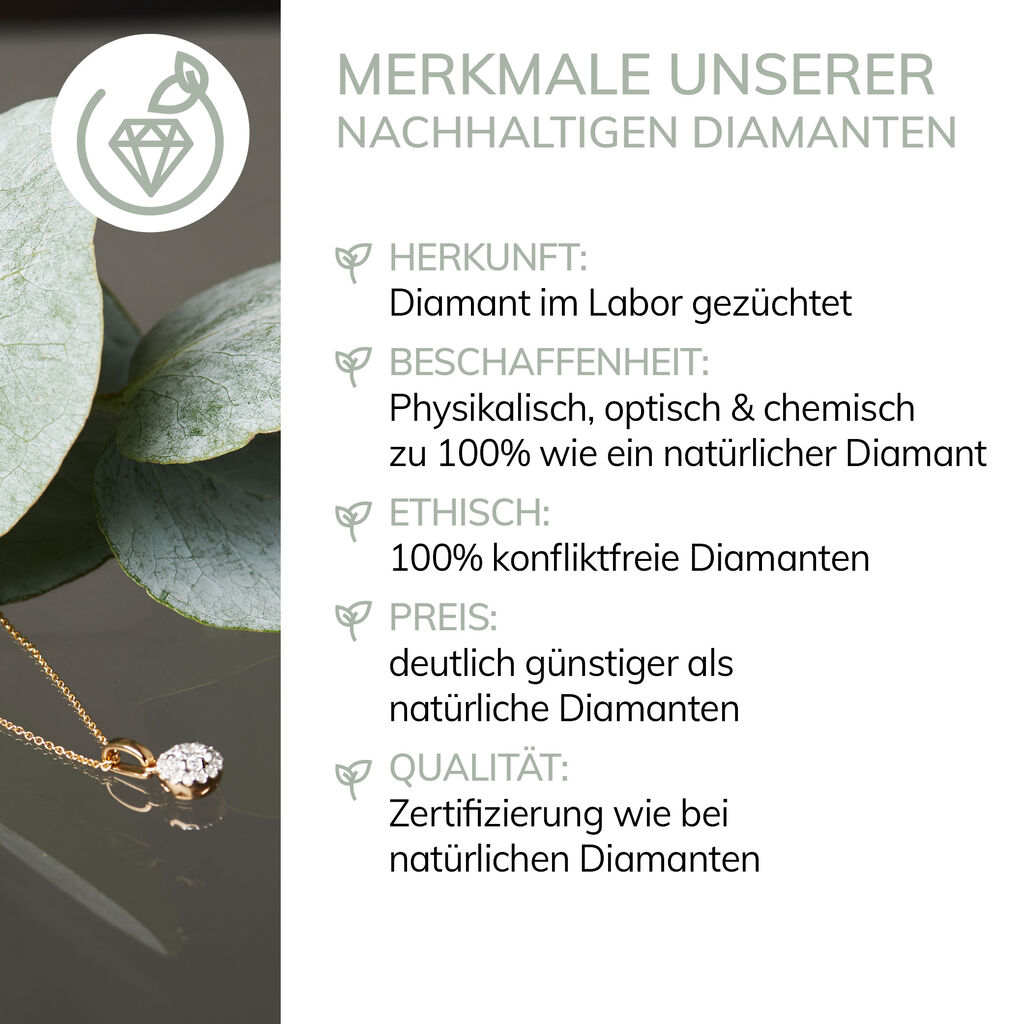 Collier Collection Aphrodite Or Blanc Diamant Synthetique - Colliers Femme | Histoire d’Or
