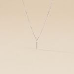 Collier Aprhodisia Or Blanc Diamant Blanc - Colliers Femme | Histoire d&rsquo;Or