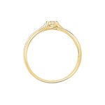 Bague Callysta Or Jaune Diamant - Bagues avec pierre Femme | Histoire d&rsquo;Or