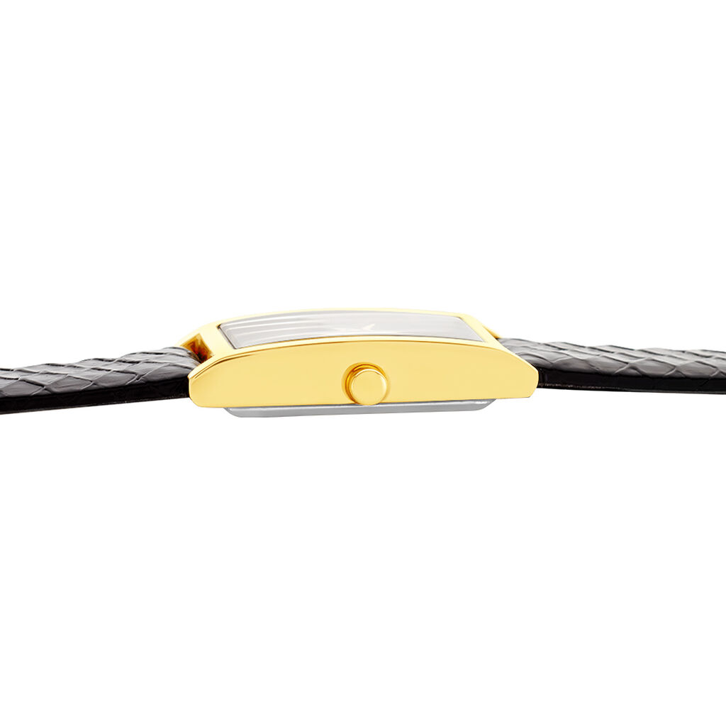 Montre O Watch Oblong Noir - Montres Femme | Histoire d&rsquo;Or